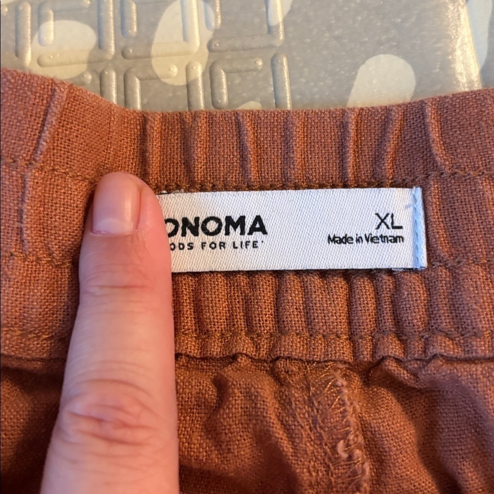 Linen-Type Pants - Picture 4 of 5